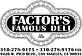 Factor's Famous Deli in Los Angeles, CA Delicatessen Restaurants