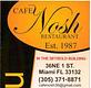 Cafe Nosh in Miami, FL American Restaurants