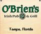 O'Brien's Irish Pub & Grill in Tampa, FL American Restaurants
