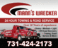 Mann's Wrecker Service in Jackson, TN Towing