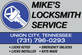 Mike's Locksmith Service in Union City, TN Locks
