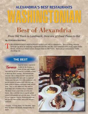 Geranio in Old Town - Alexandria, VA Restaurants/Food & Dining