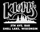 Klopp's 5th Ave Bar in Shell Lake, WI Bars & Grills