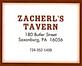 Zacherl's Tavern & Restaurant in Saxonburg, PA American Restaurants