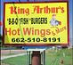 King Arthur's Hot Wings And More in Horn Lake, MS Hamburger Restaurants