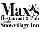 Max's Restaurant & Pub at the Snowvillage Inn in Eaton Center, NH Snowville, NH near Conway, NH - Eaton, NH American Restaurants