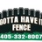Gotta have it Fence in Harrah, OK