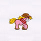 Cowboy Dressed Horse Applique Embroidery Design in Walnut, CA Embroidery