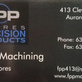 Flores Precision Products in AURORA, IL Machine Tool Rental