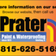Prater Painting & Waterproofing in Sterling, IL Paint & Painters Supplies