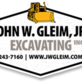 John W Gleim, JR., in Carlisle, PA Excavation Work