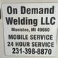 On Demand Welding in Manistee, MI Welding Equipment & Supplies