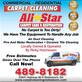 All Star Carpet Care & Restoration in Statesboro, GA Carpet Cleaning & Repairing