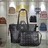 MCM Medium Reversible Visetos Galaxy Shopper Tote In Black in New York, NY