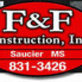 F & F Construction in Gautier, MS Building Construction Consultants