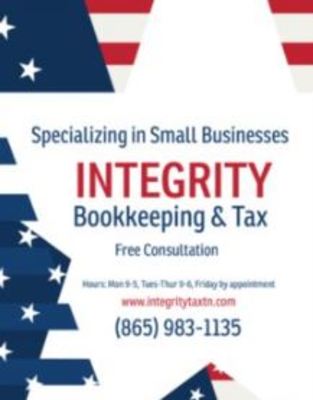INTEGRITY BOOKKEEPING & TAX - Formerly Wanda Tipton Bookkeeping in Maryville, TN Bookkeeping & Tax Consultants