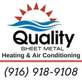 Quality Sheet Metal Heating & Air, in Roseville, CA Air Conditioning & Heating Repair