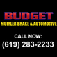 Budget Muffler Brake & Automotive in City Heights East - San Diego, CA Automotive Services, Except Repair & Carwashes