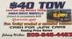 Auto Towing Services in Modesto, CA 95351