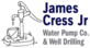 James Cress Jr Water Pump Co & Well Drilling in Sophia, NC Gas Well Drilling