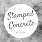 Concrete Stamped & Received in Coral Way - Miami, FL 33145