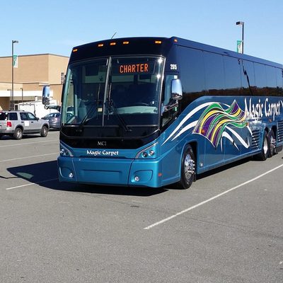 Magic carpet Tours bus svc in Swansboro - Richmond, VA Bus Charter & Rental Service