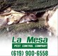 LA Mesa Pest Control Company in La Mesa, CA Disinfecting & Pest Control Services