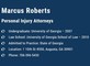 Marcus Roberts in Central Bus Dist - Augusta, GA Personal Injury Attorneys