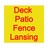 Deck Patio Fence Lansing in Lansing, MI 48842 Fence Contractors