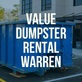Value Dumpster Rental Warren in Utica, MI Dumpster Rental