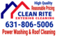 Clean Rite Exterior Cleaning in Holbrook, NY Pressure Washing Service