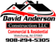 David Anderson Construction, in Watchung, NJ Roofing Contractors