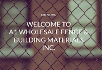 A1 Wholesale Fence & Building Materials in Queens, NY Fence Contractors