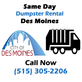 Same Day Dumpster Rental Des Moines in Des Moines, IA Dumpster Rental