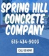 Spring Hill Concrete Company in Spring Hill, TN Concrete Contractors