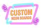 Custom Neon Boards in Lewisville, TX Signs