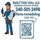 Built for you in Silver Spring, MD Builders & Contractors