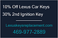 Lexus Keys Replacement in Government District - Dallas, TX Locksmiths
