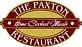 The Paxton Restaurant in Bainbridge, OH American Restaurants