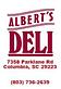 Albert's Deli in Columbia, SC Delicatessen Restaurants