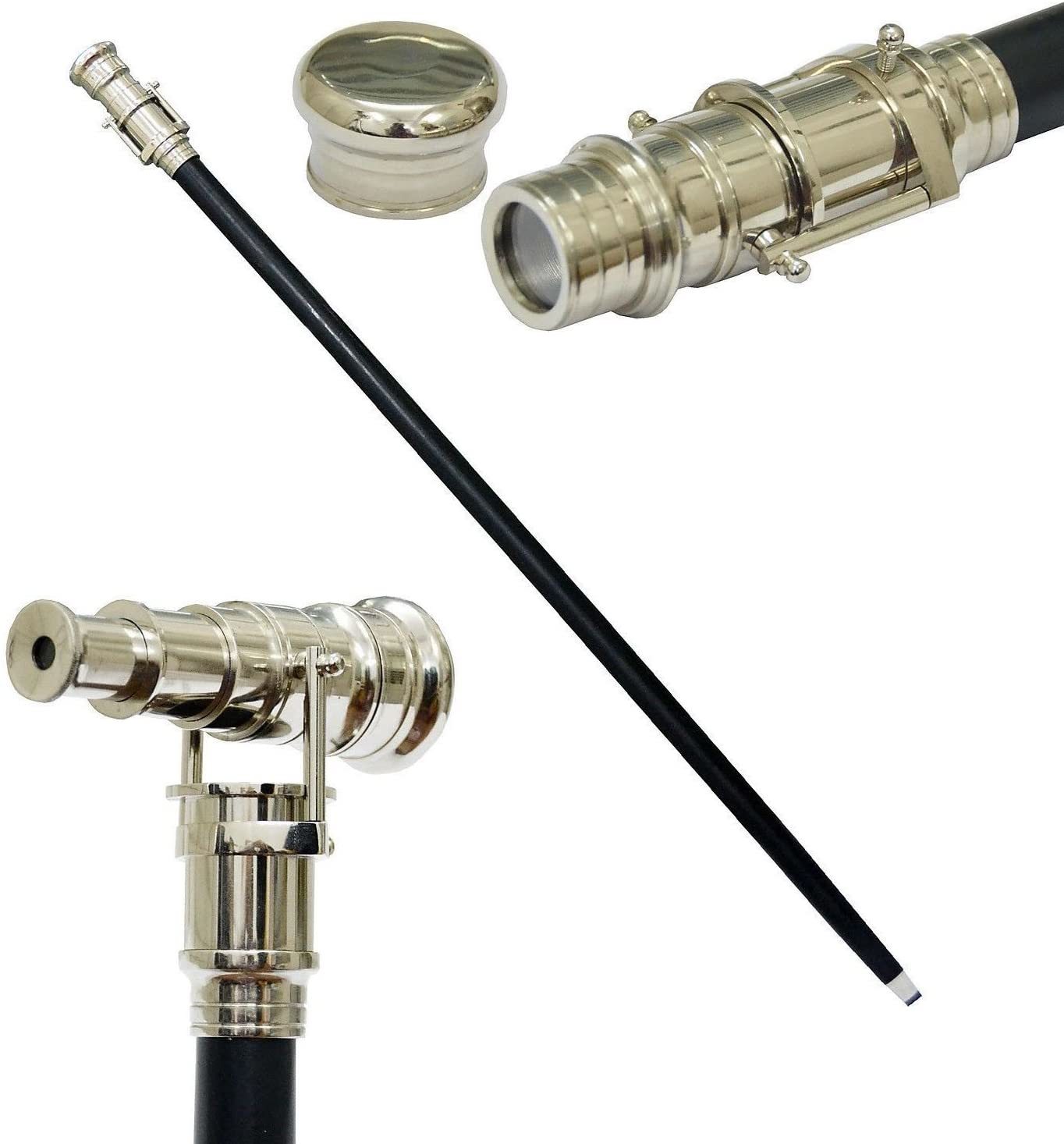 Available now!! Vintage Brass Handle Victorian Telescope at great price