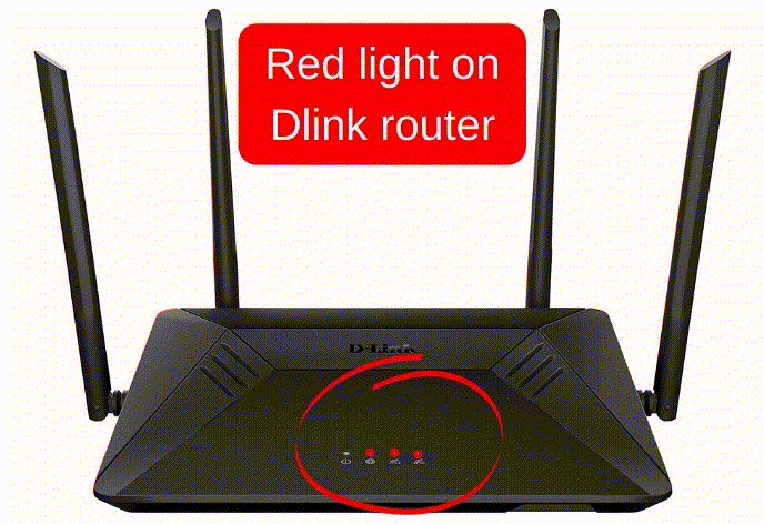 Fix Red light on Dlink router via dlinkrouter.local