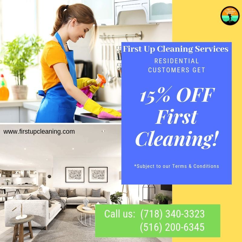 15% OFF FIRST HOUSE CLEANING!