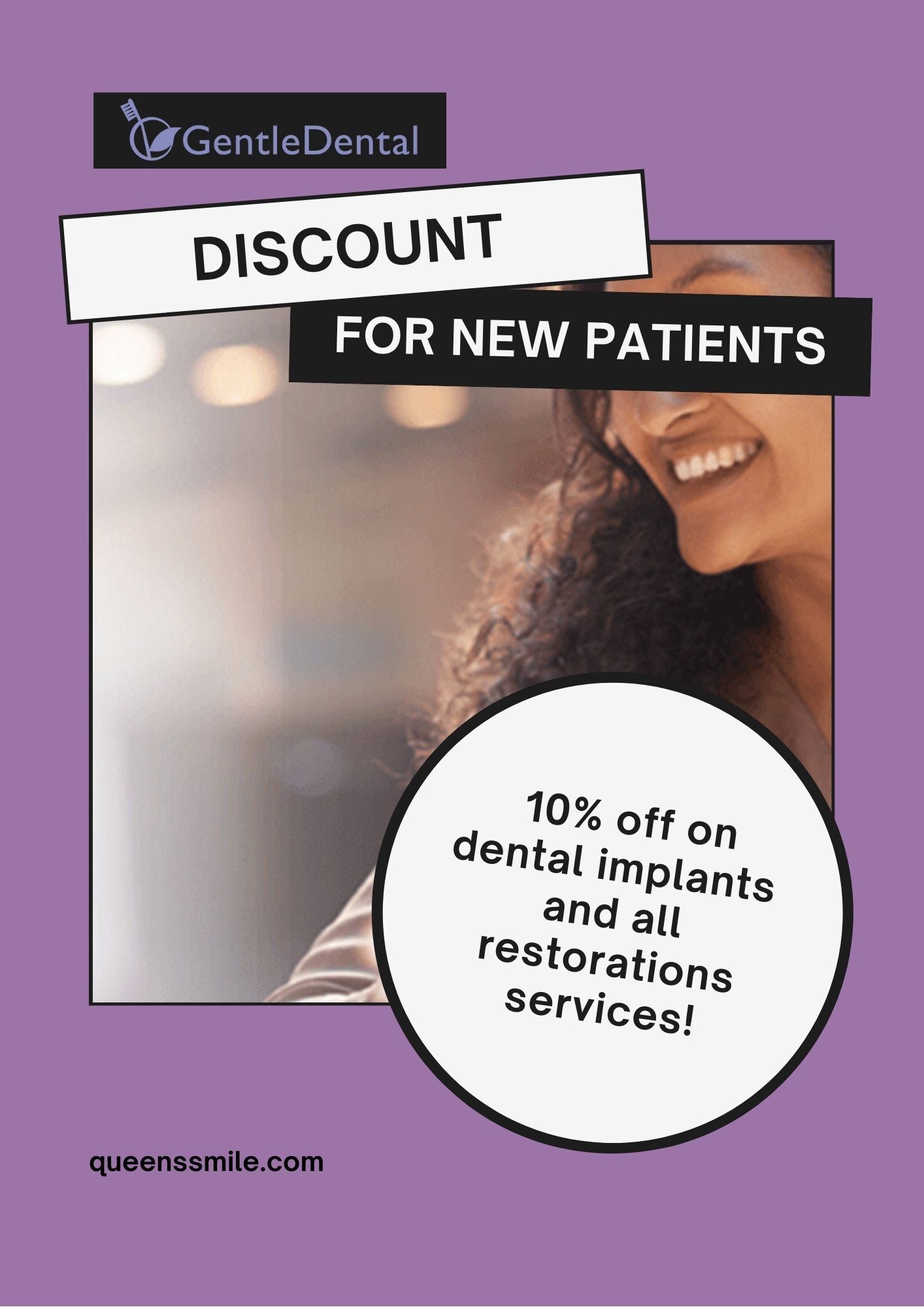 Gentle Dental in Queens  offers a discount