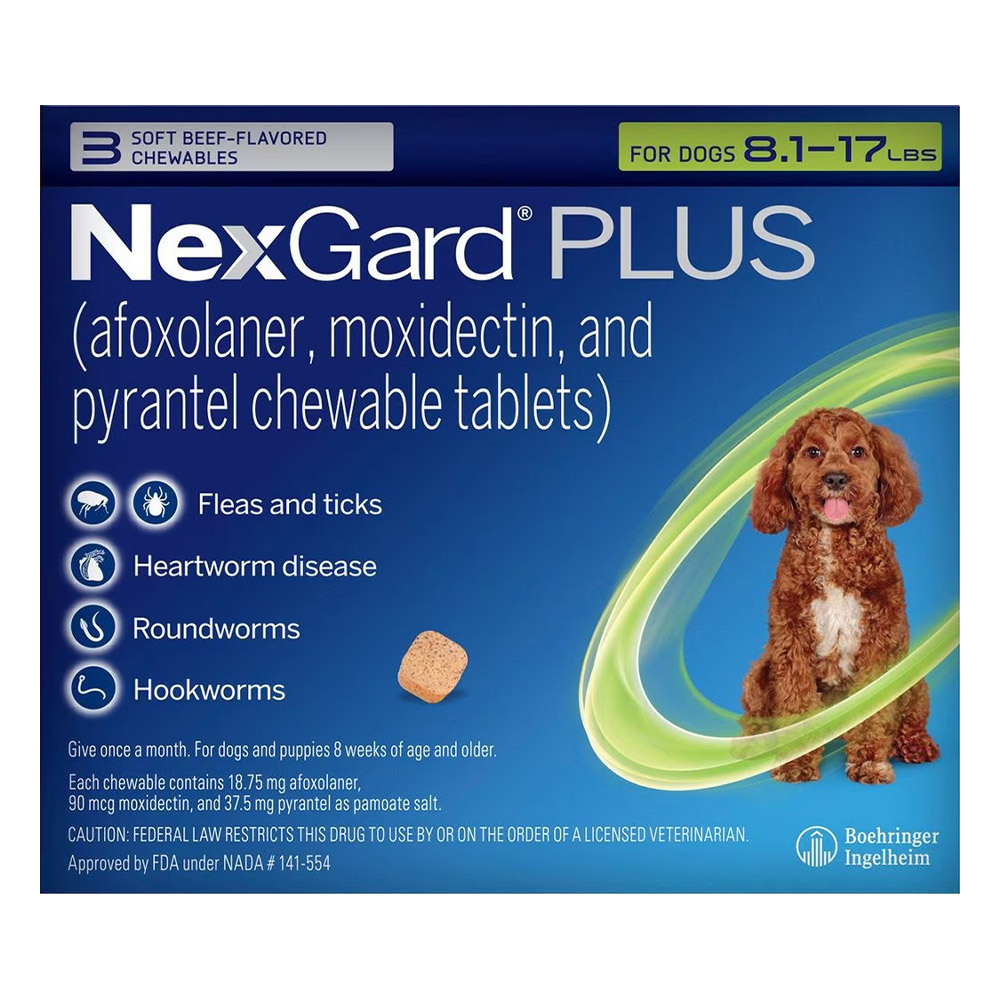 Buy Nexgard Plus for Dogs - Flea, Tick, Worm, and Heartworm Treatment