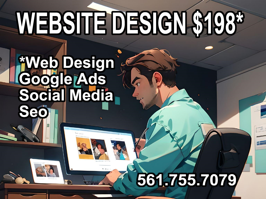 $198 WEB DESIGN ⚡ WEBSITE DESIGNER ⚡ SOCIAL MEDIA MARKETING ⚡ SEO