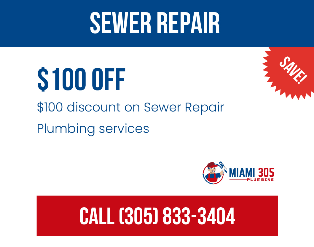 $100 discount on Sewer Repair Plumbing services