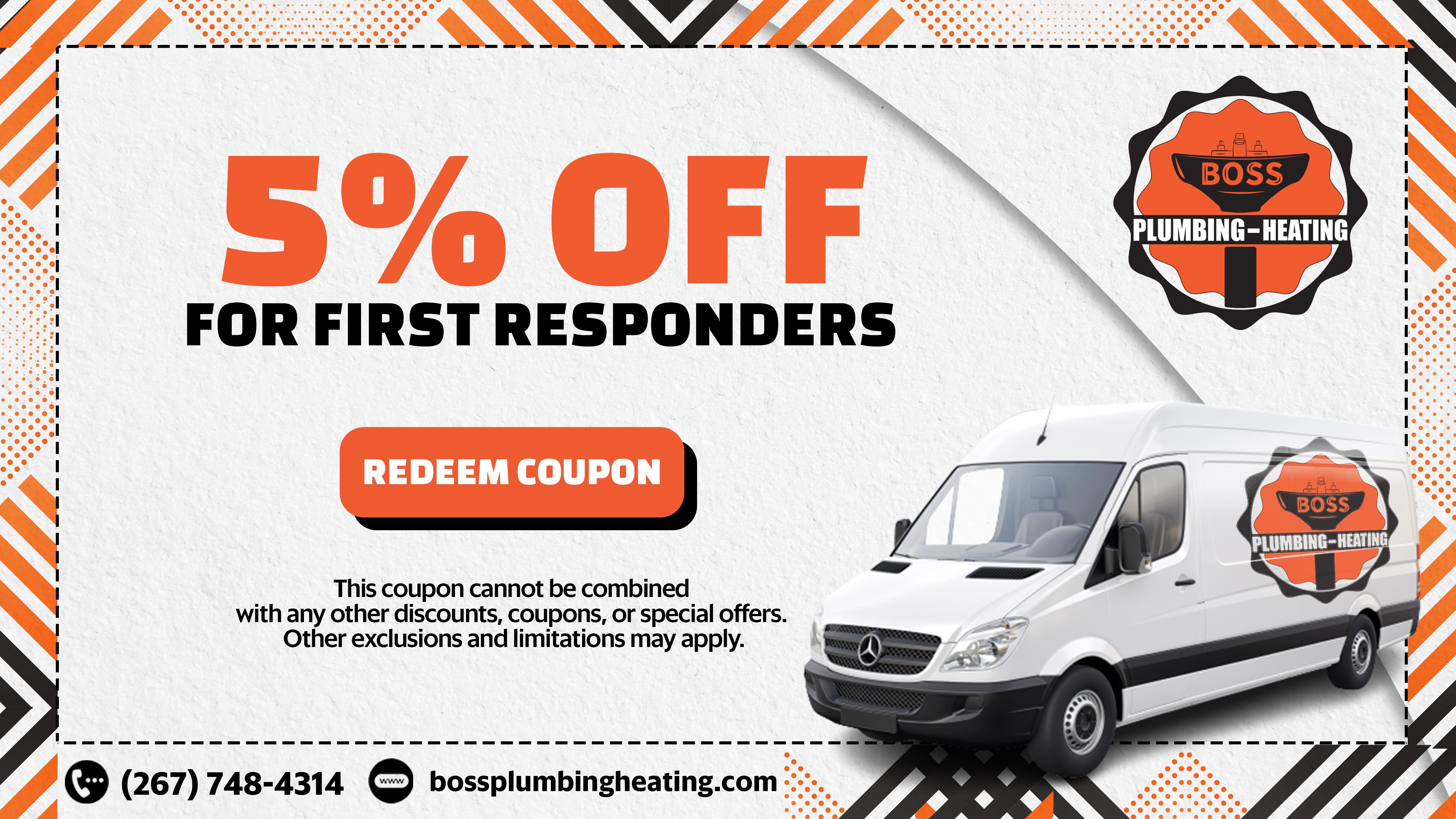 5% OFF FOR FIRST RESPONDERS 