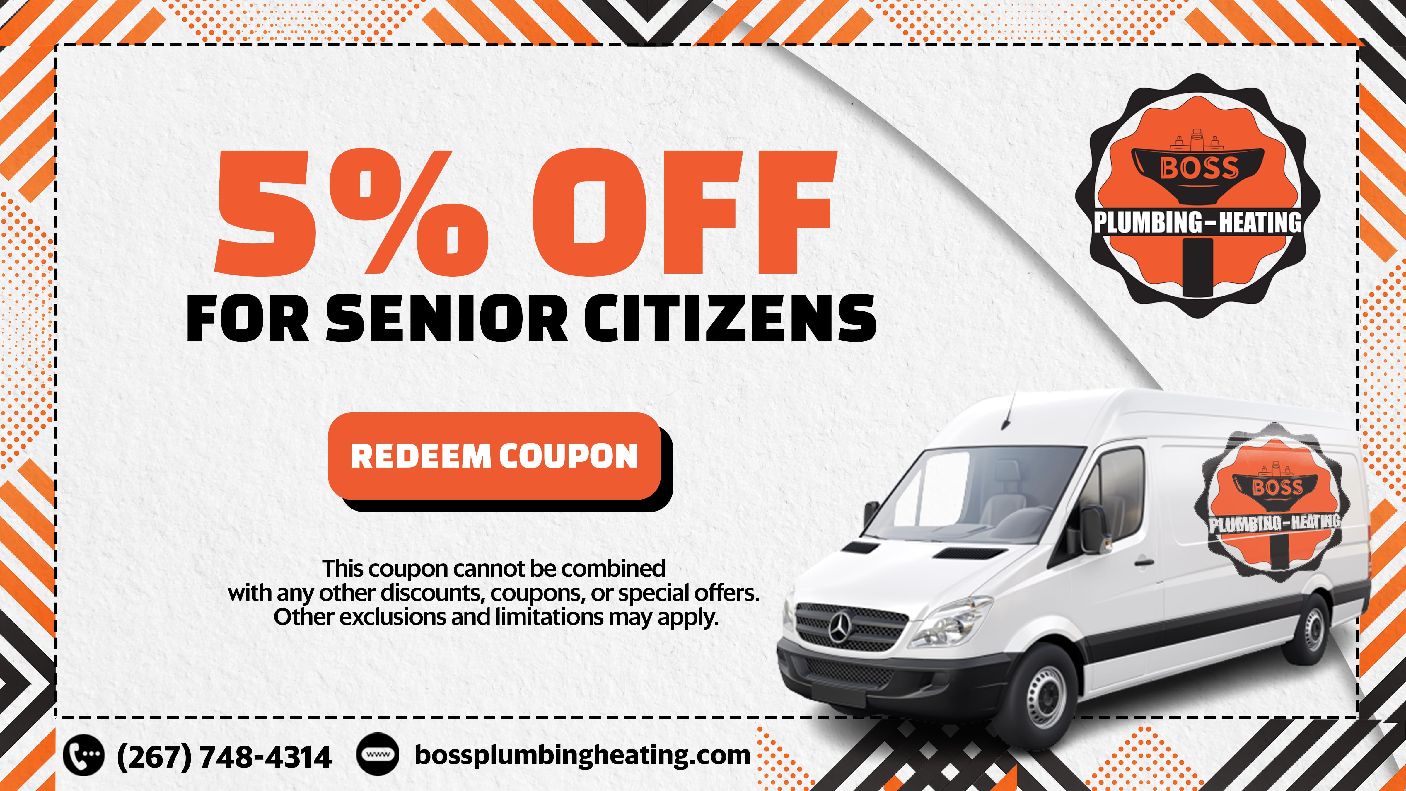 5% OFF FOR SENIOR CITIZENS