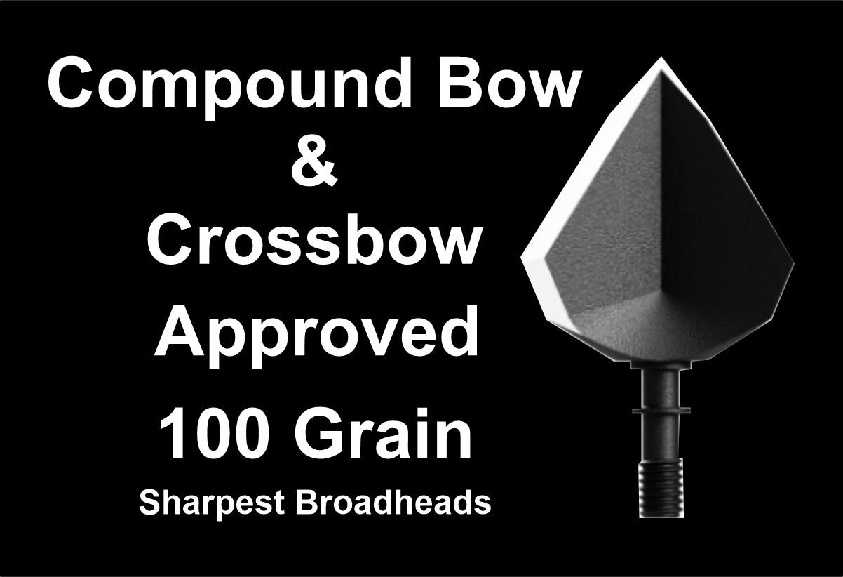Single Bevel 100 Grain Broadheads